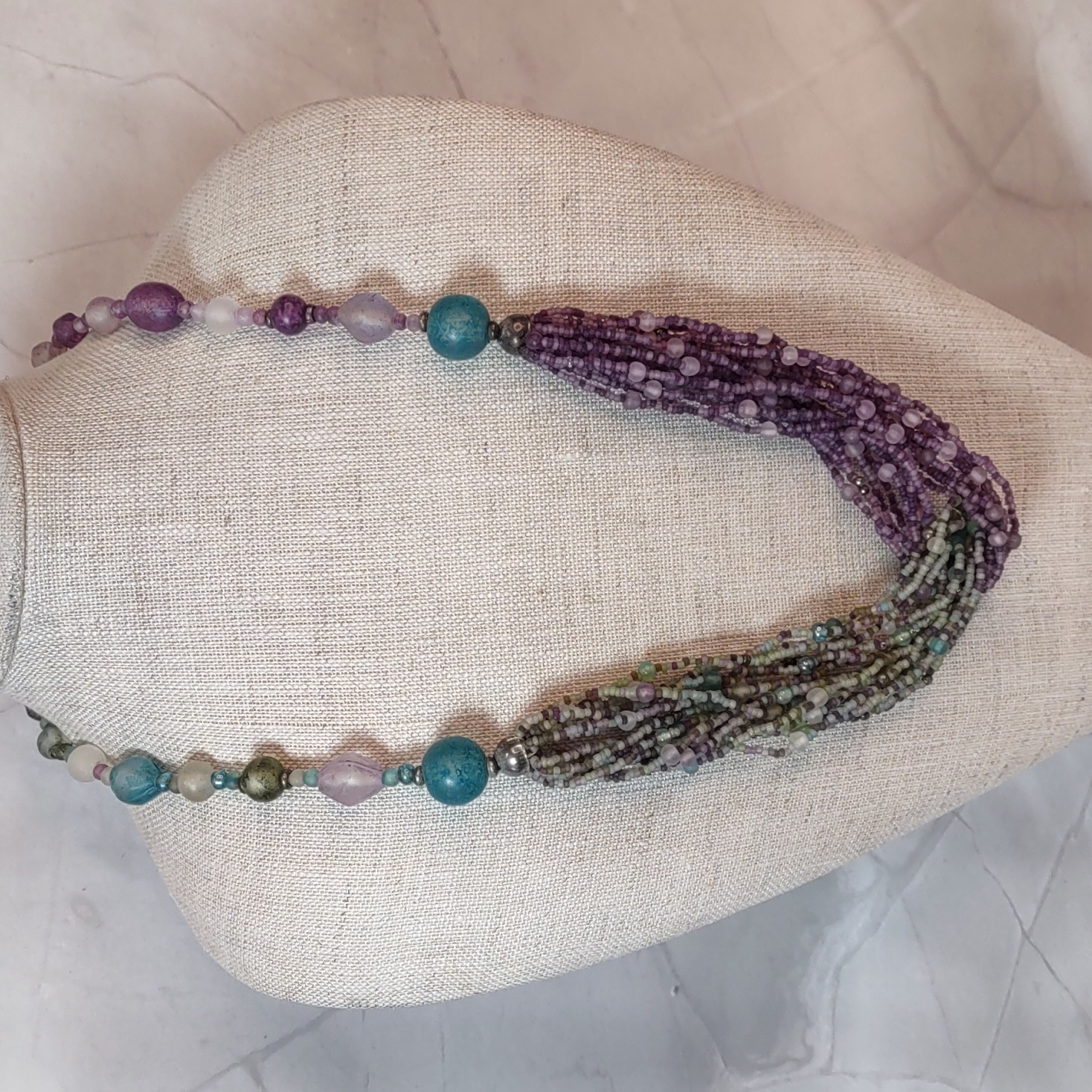 Seed Bead Necklace 28$